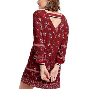 Maurices Burgundy Long Sleeve Dress